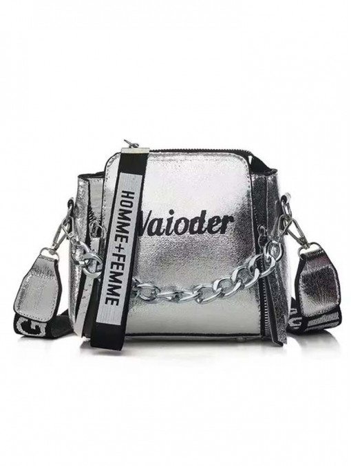 Crossbody kabelka Waioder stříbrná